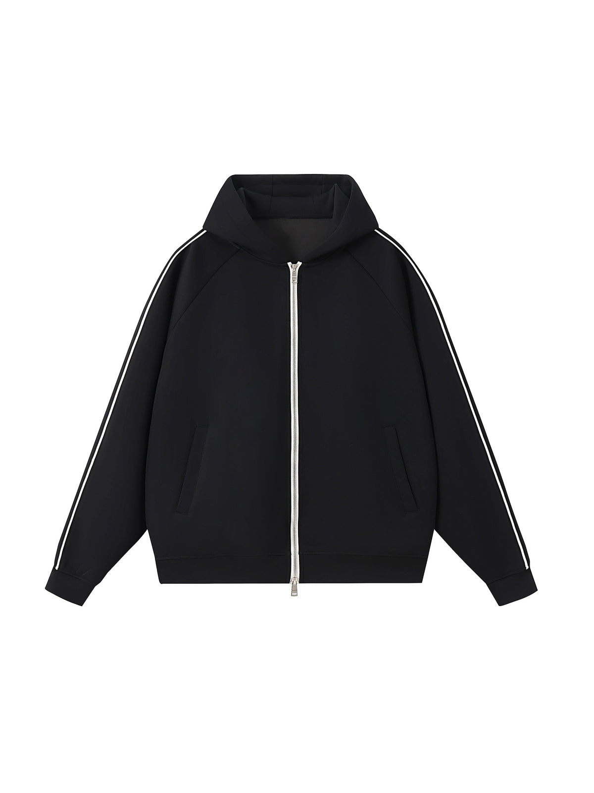 Heavyweight Raglan Sleeve Zip Hoodie