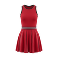 Women's Color Block A-Line Sleeveless Dress