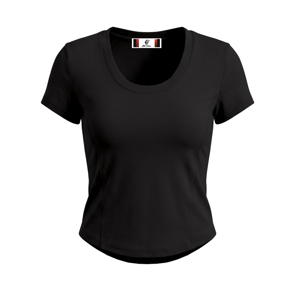 Women's Paneled Crop T-Shirt