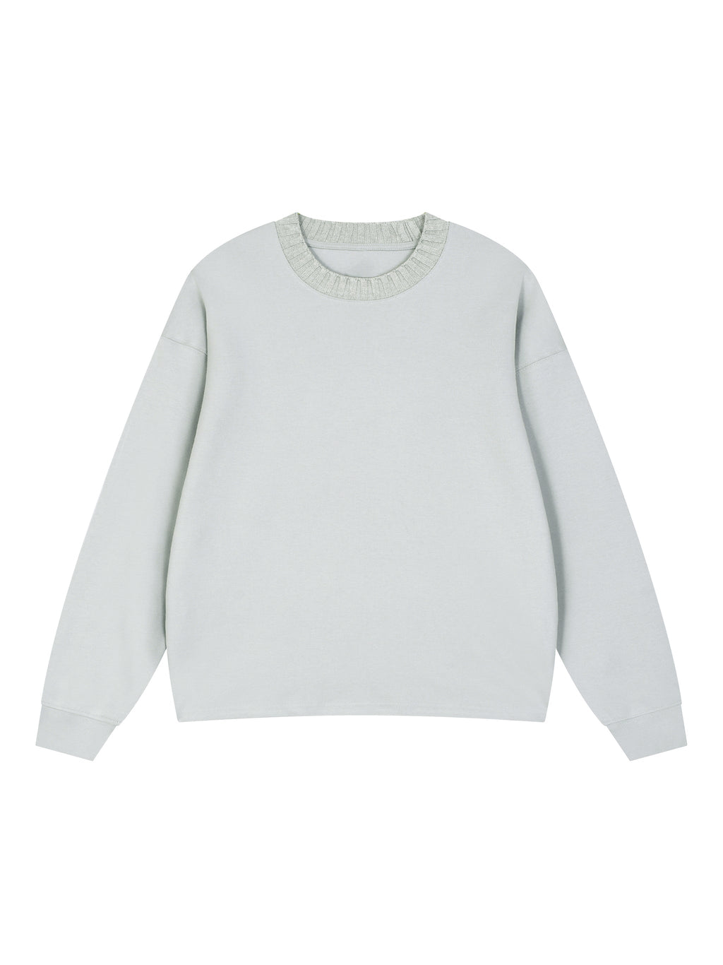 Knitted Round Neck Oversize Sweatshirt