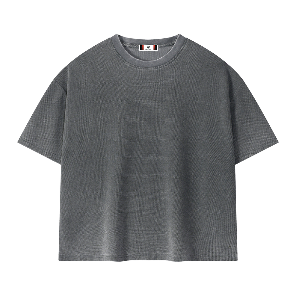 Unisex Vintage Wash Sunfade Boxy Waffle T-Shirt