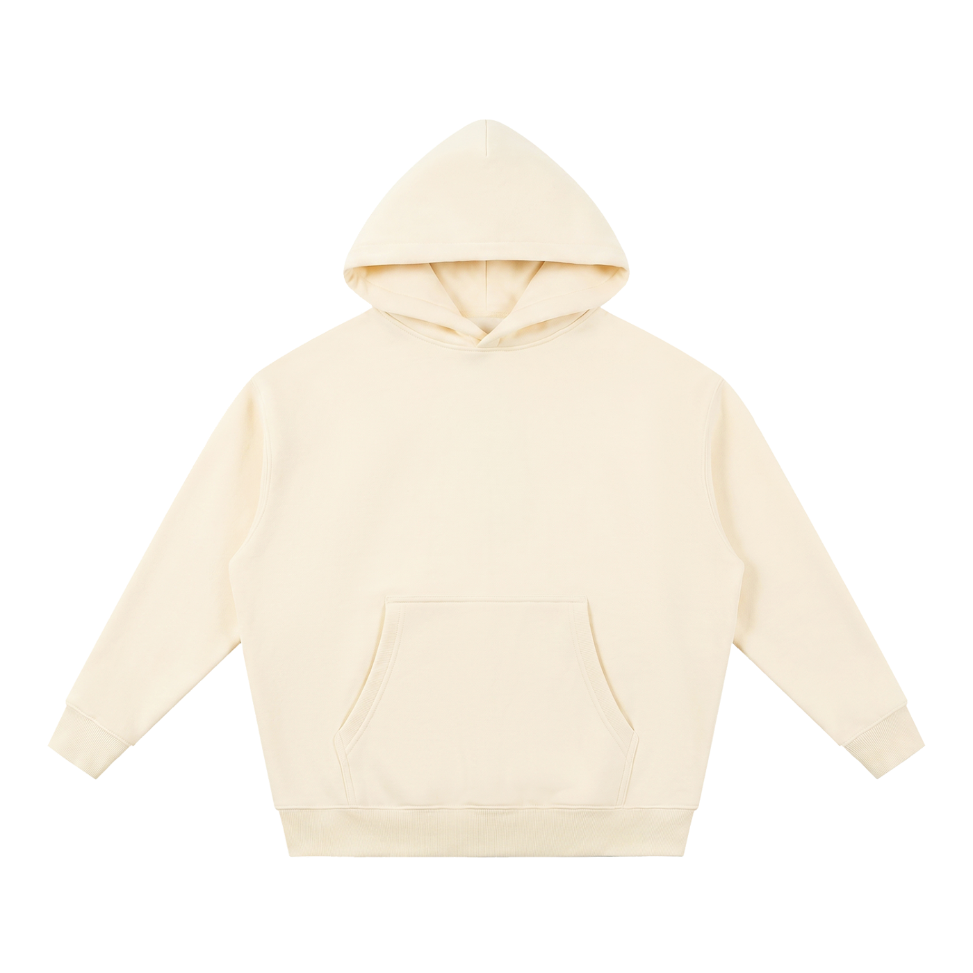 Essential Oversized Boxy Fit Fleece Hoodie