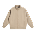 Contrast Side-Stripe Stand Collar  Jacket