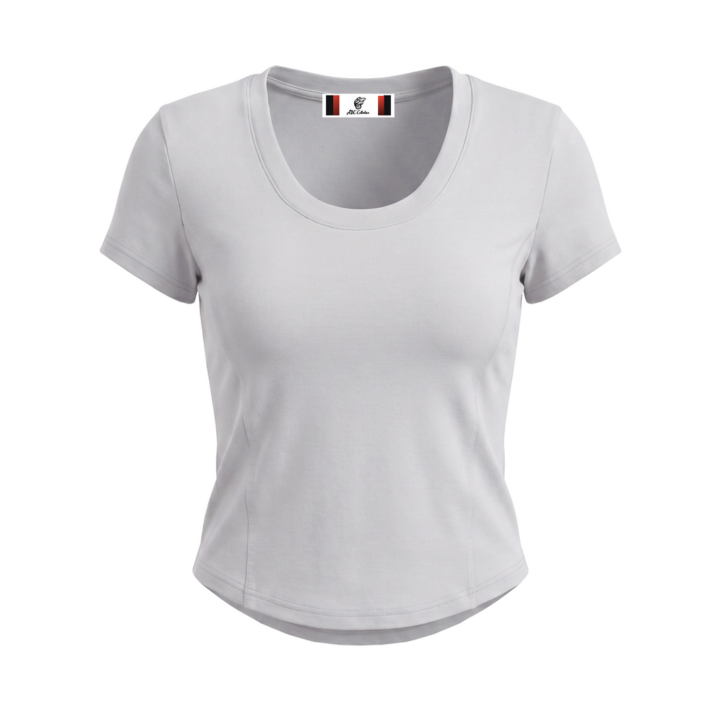 Women's Paneled Crop T-Shirt
