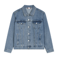 Unisex Vintage Wash Denim Jacket