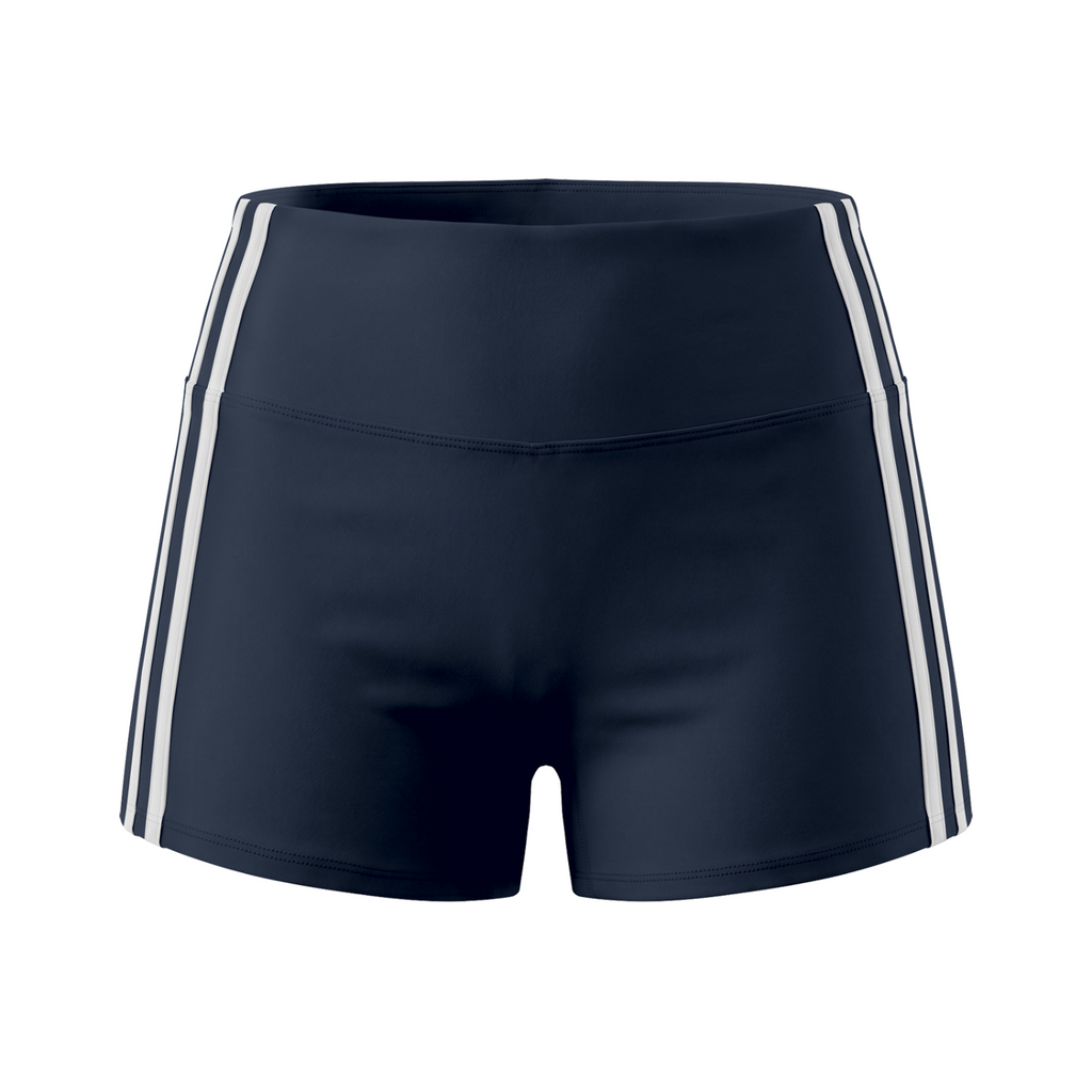 Women’s High-Waist Color Block Yoga Shorts