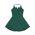 Women's Collared Halter A-Line Tennis Dress