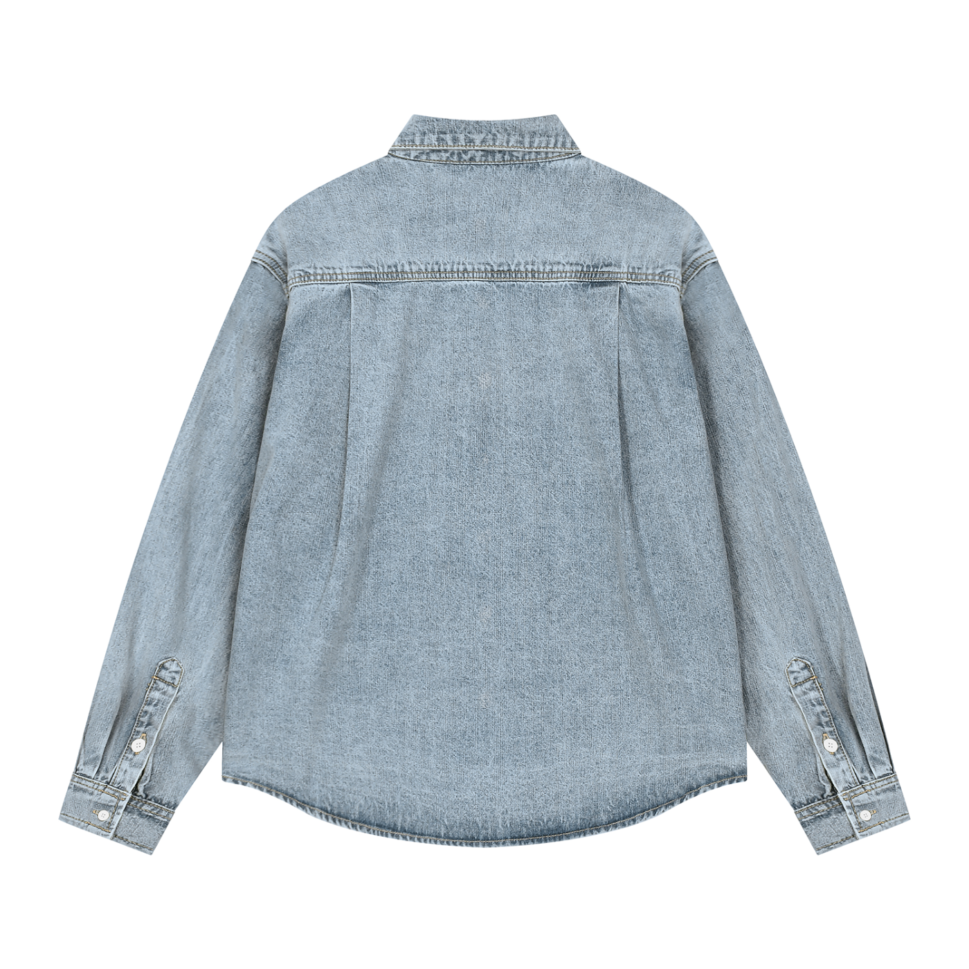 Unisex Vintage Wash Denim Shirt