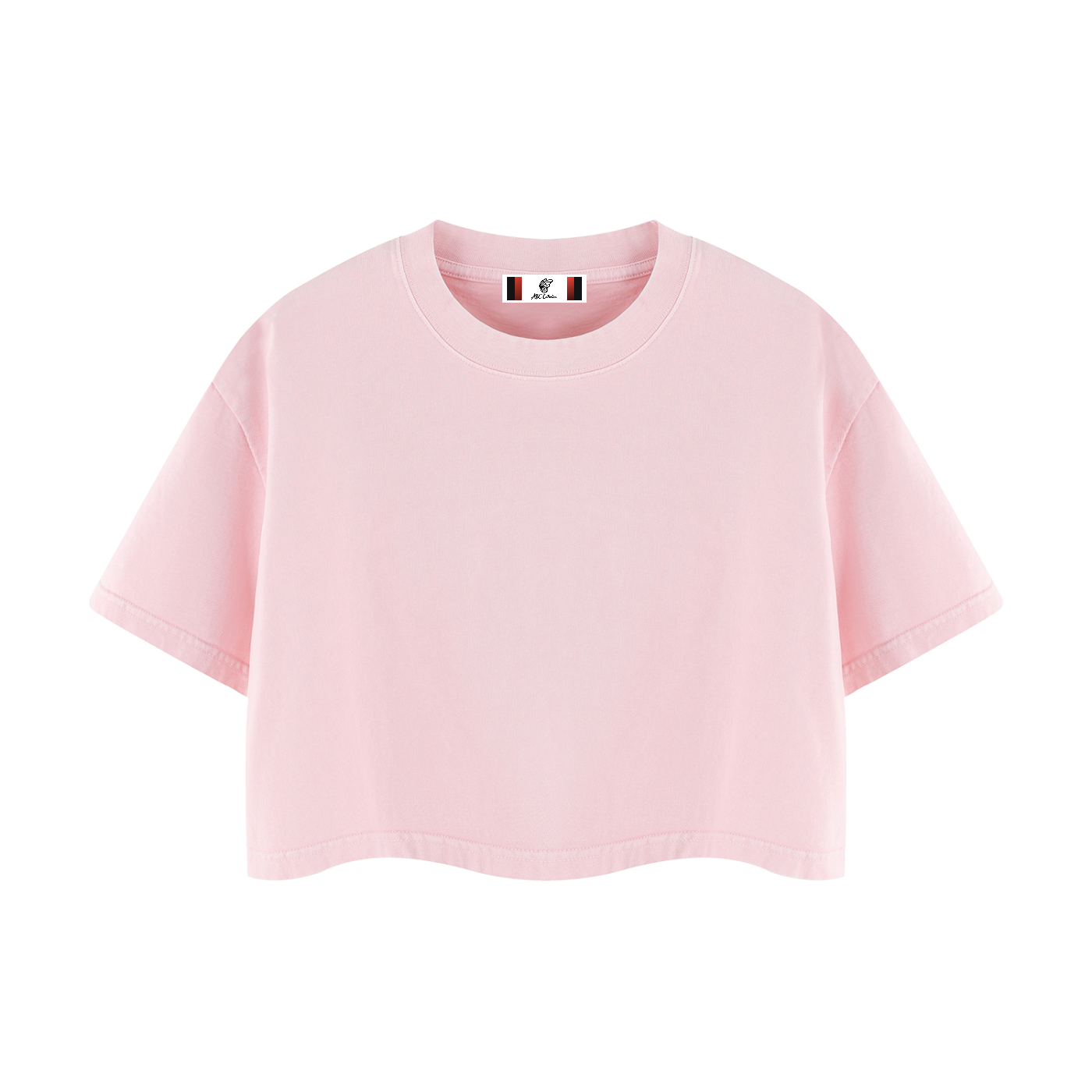 Women's Mineral Wash Cotton Crop T-Shirt