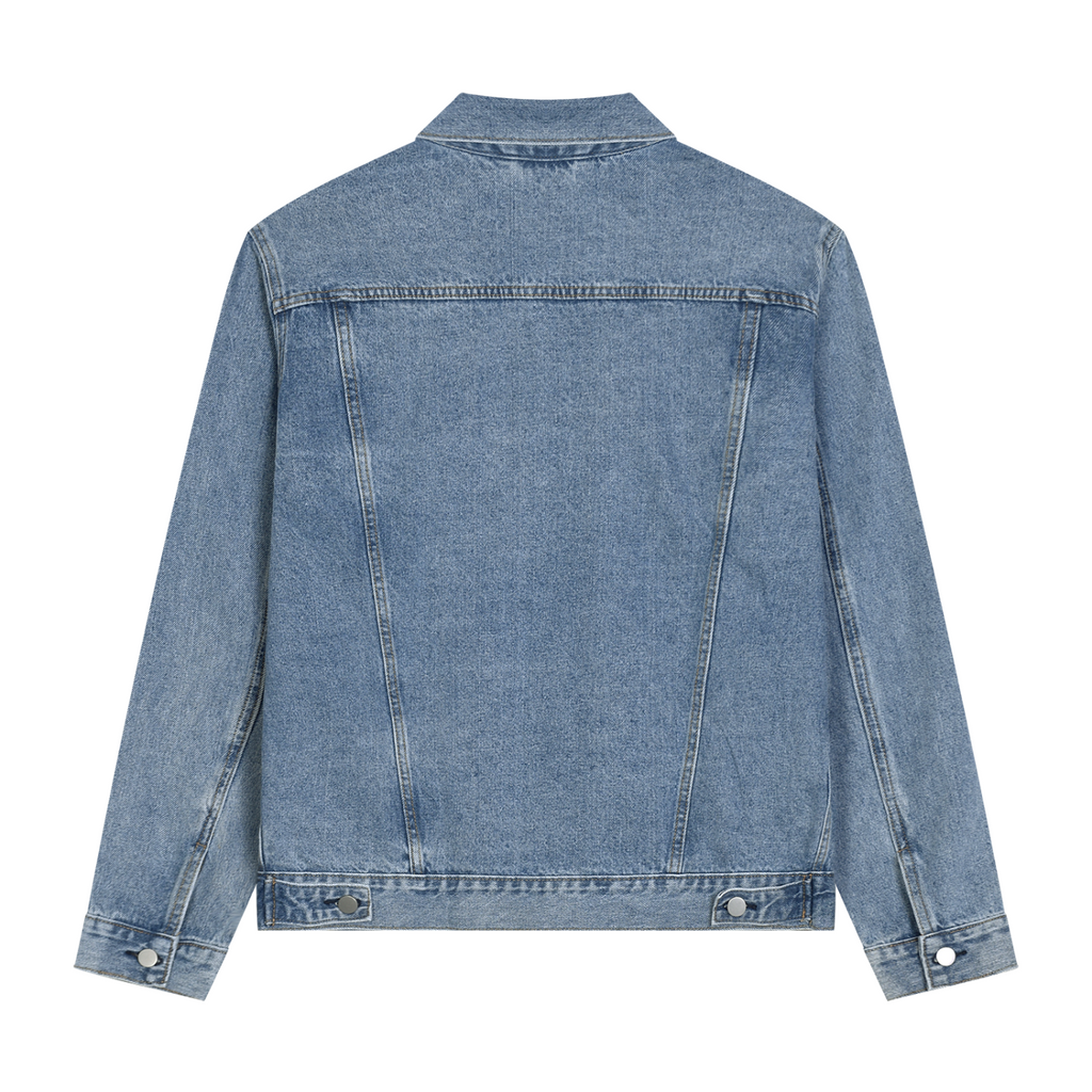 Unisex Vintage Wash Denim Jacket