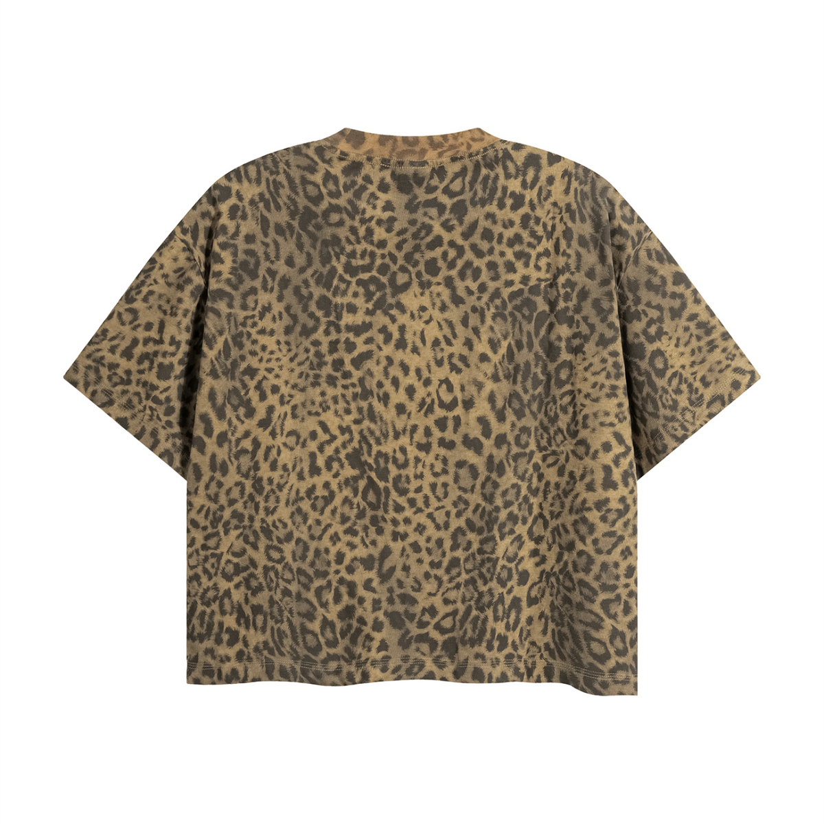 Unisex Leopard Print Boxy T-Shirt