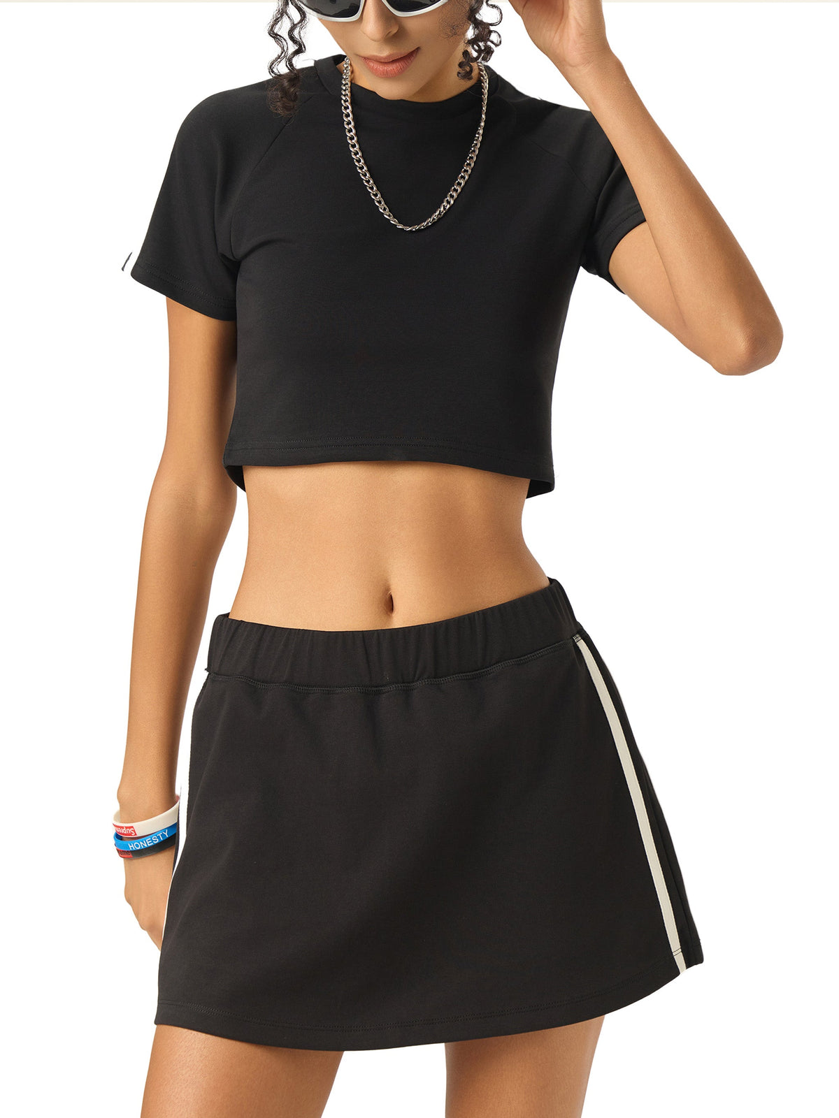 Taped Cooling Performance Crop Top