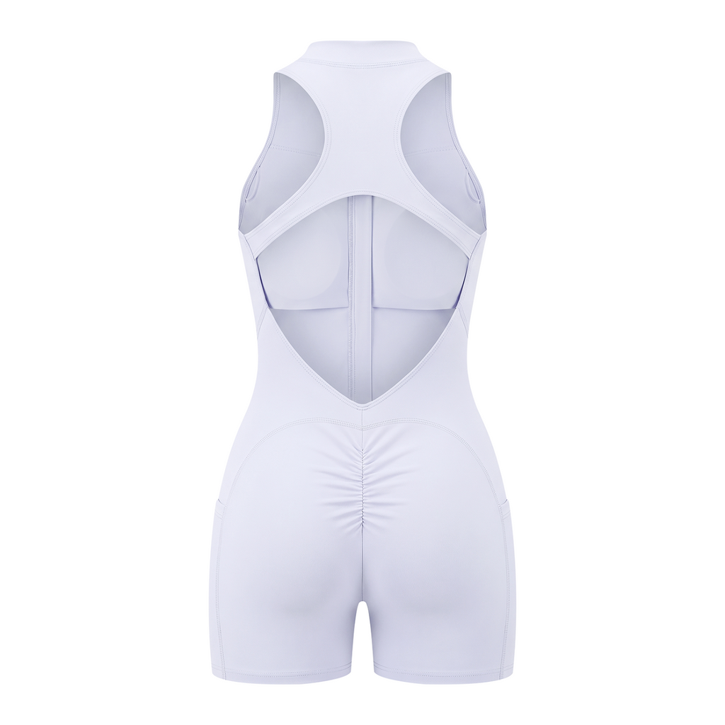 Women’s Quarter-Zip Yoga Romper