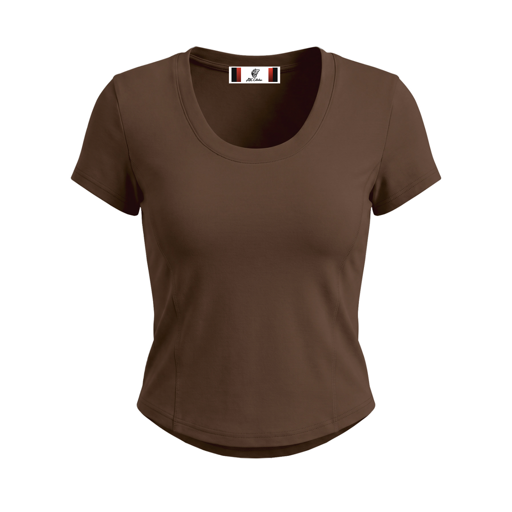 Women's Paneled Crop T-Shirt