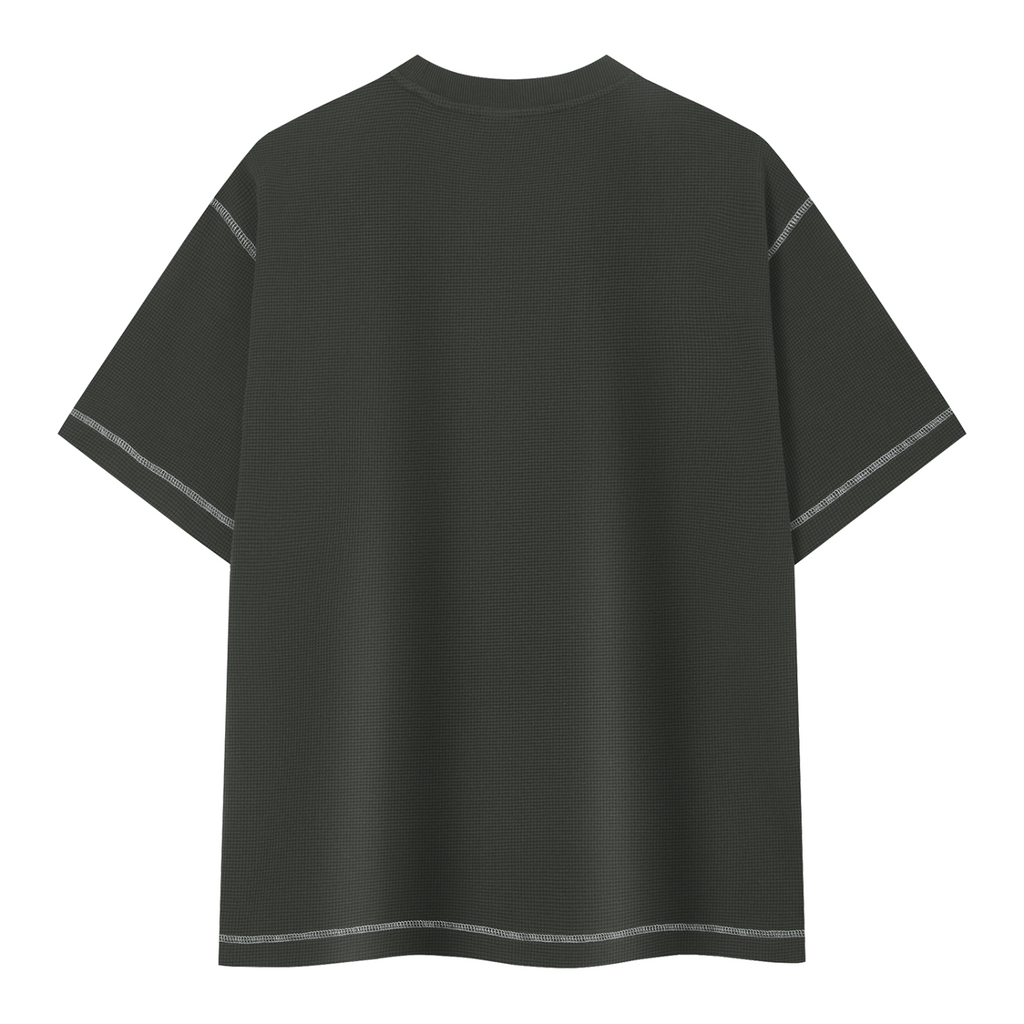 Unisex Sunfade Waffle Boxy T-Shirt
