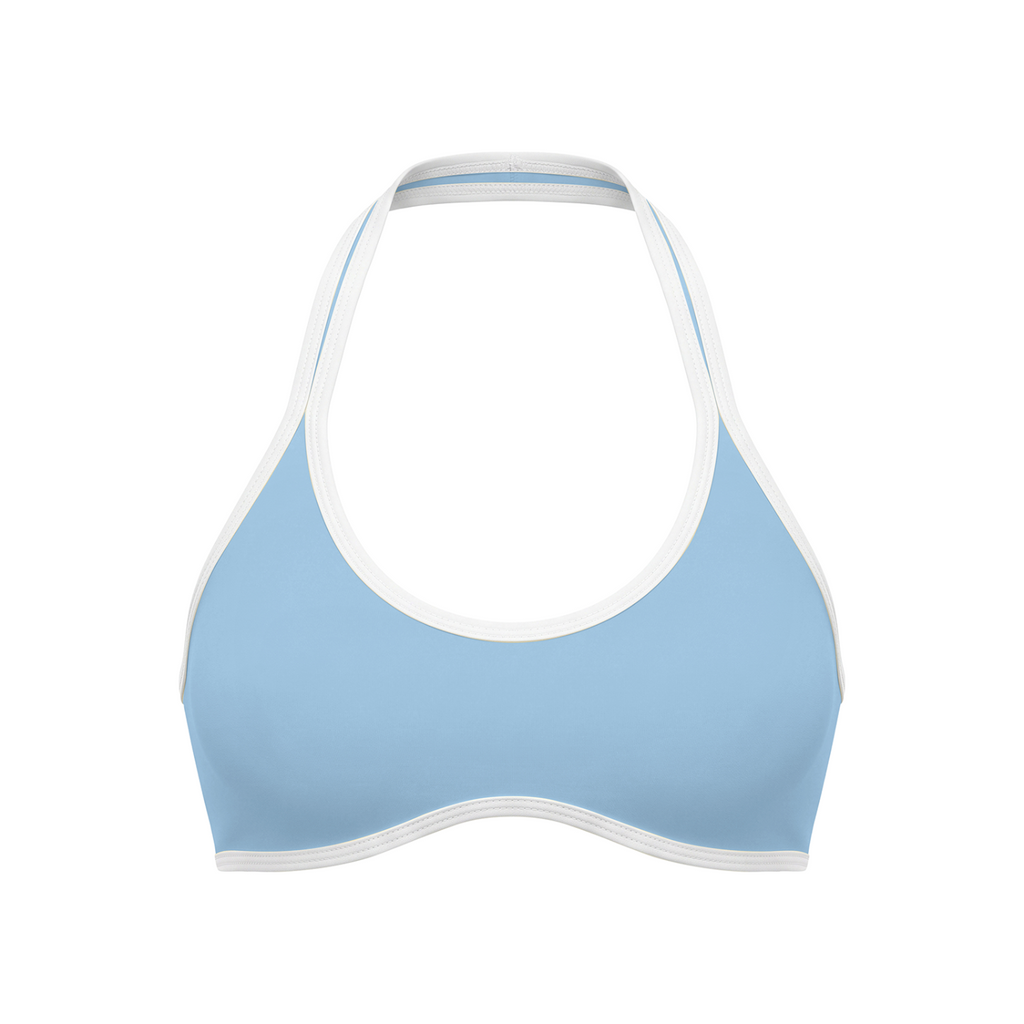 Women's Halter Color Block Yoga Sports Bra