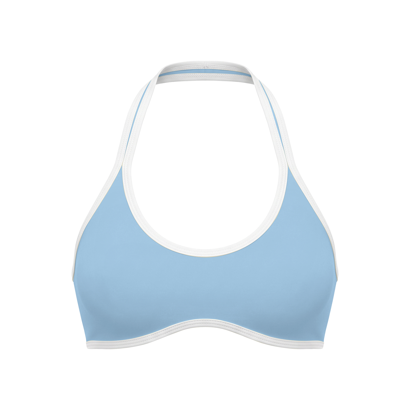 Women's Halter Color Block Yoga Sports Bra