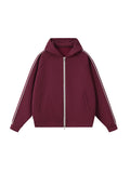 Heavyweight Raglan Sleeve Zip Hoodie