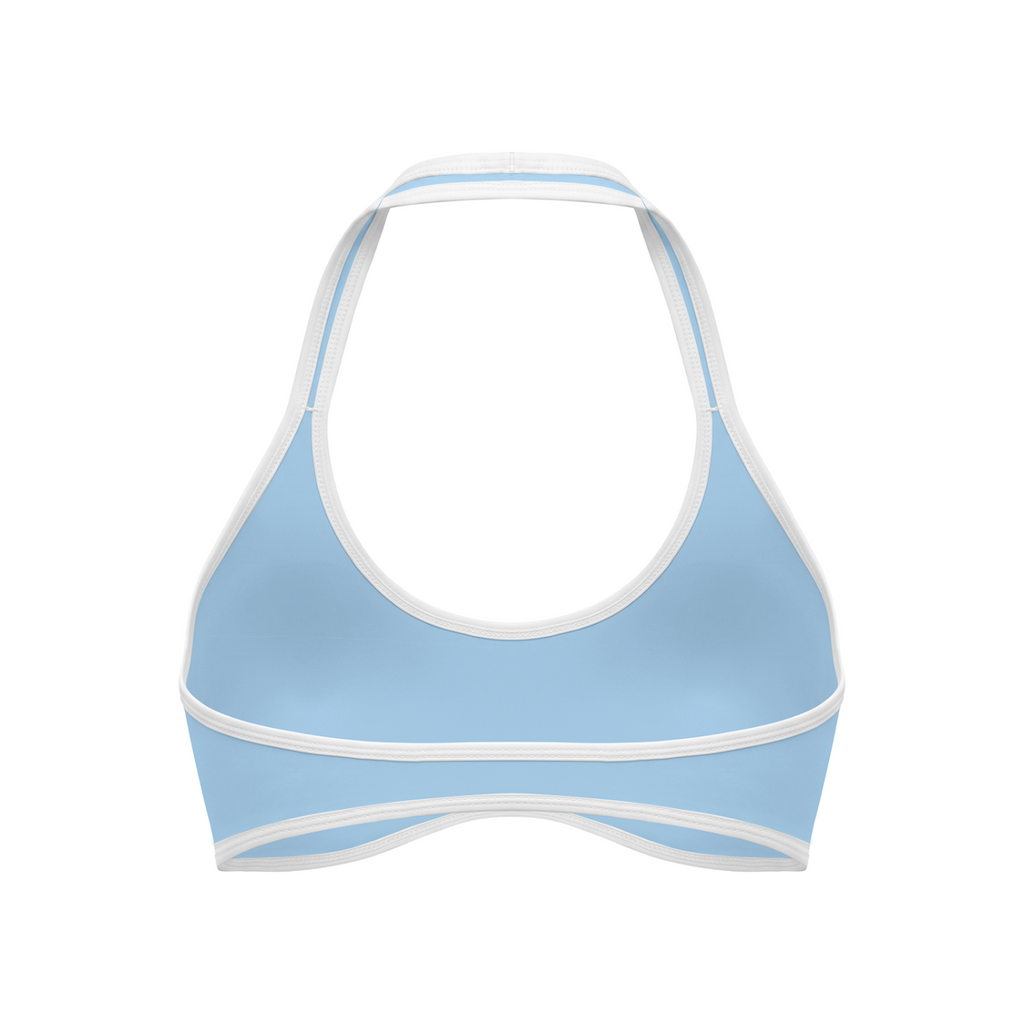 Women's Halter Color Block Yoga Sports Bra