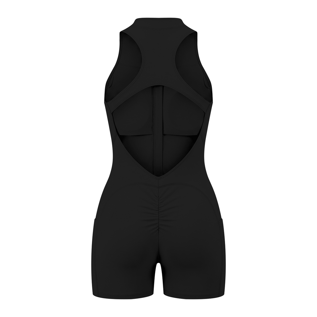 Women’s Quarter-Zip Yoga Romper