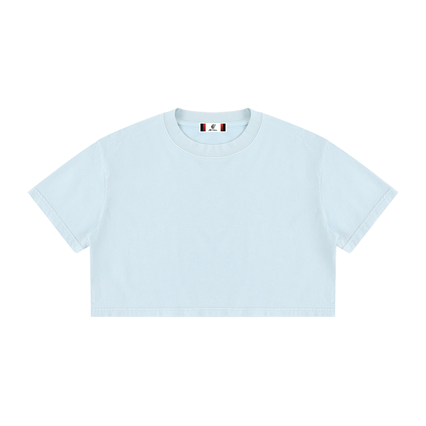 Women's Mineral Wash Cotton Crop T-Shirt