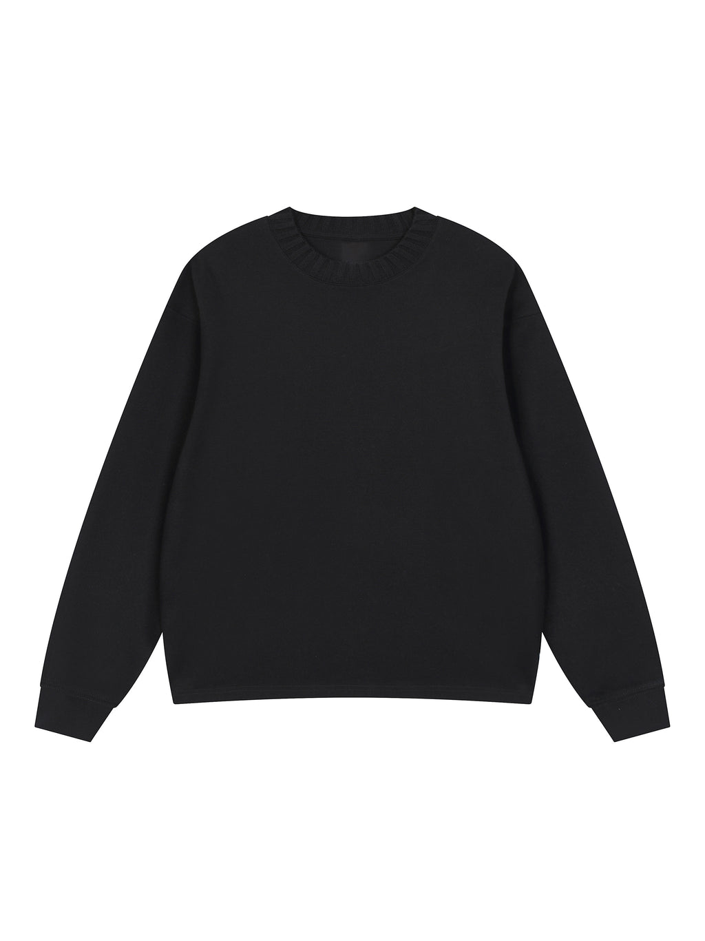 Knitted Round Neck Oversize Sweatshirt
