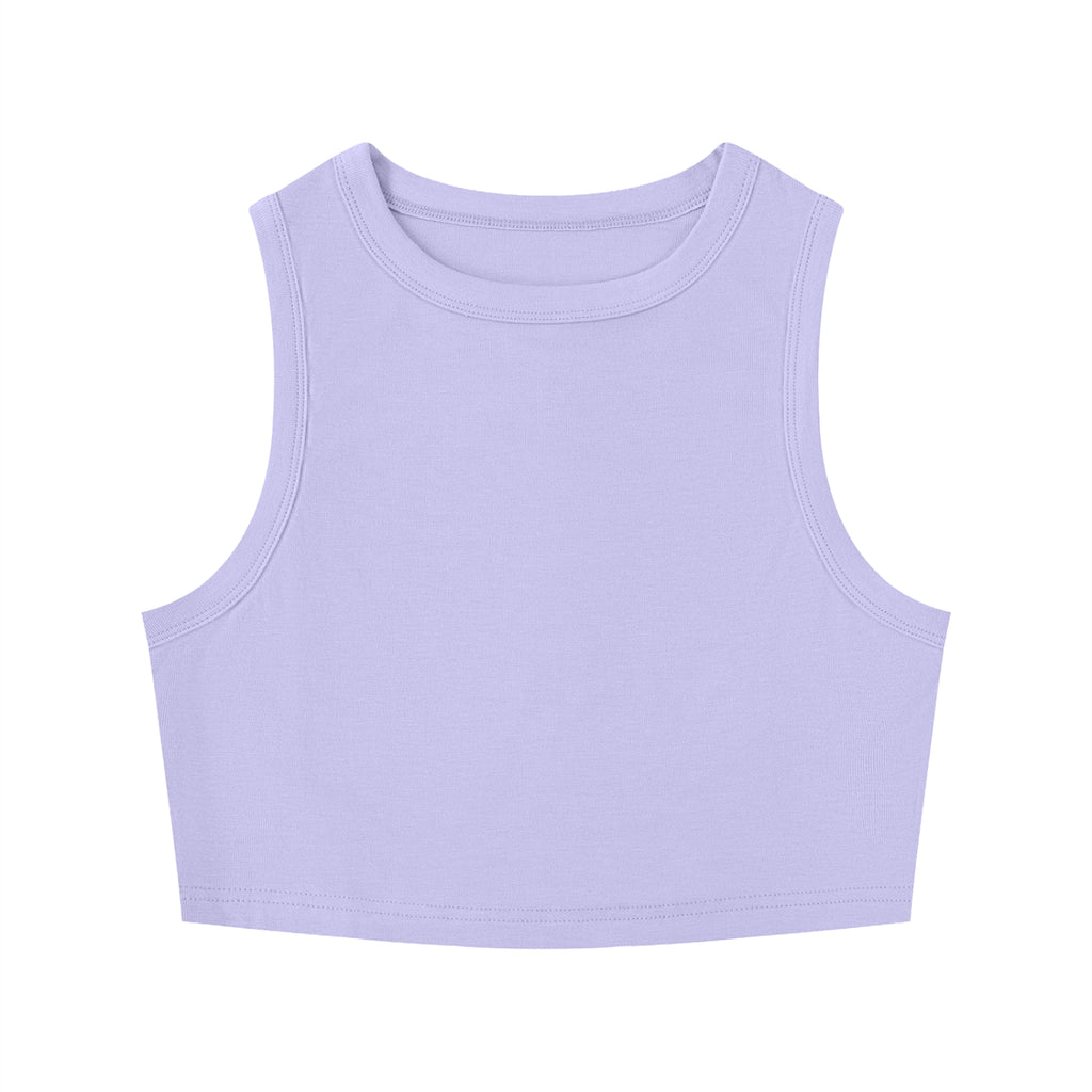 Women's Tight Crewneck Crop Tank Top