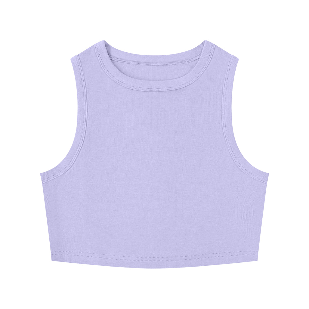 Women's Tight Crewneck Crop Tank Top