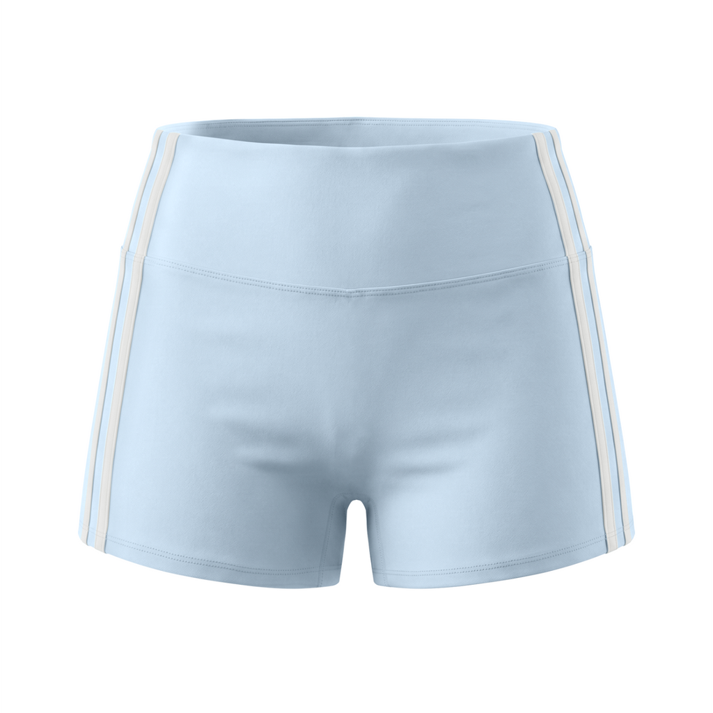 Women’s High-Waist Color Block Yoga Shorts