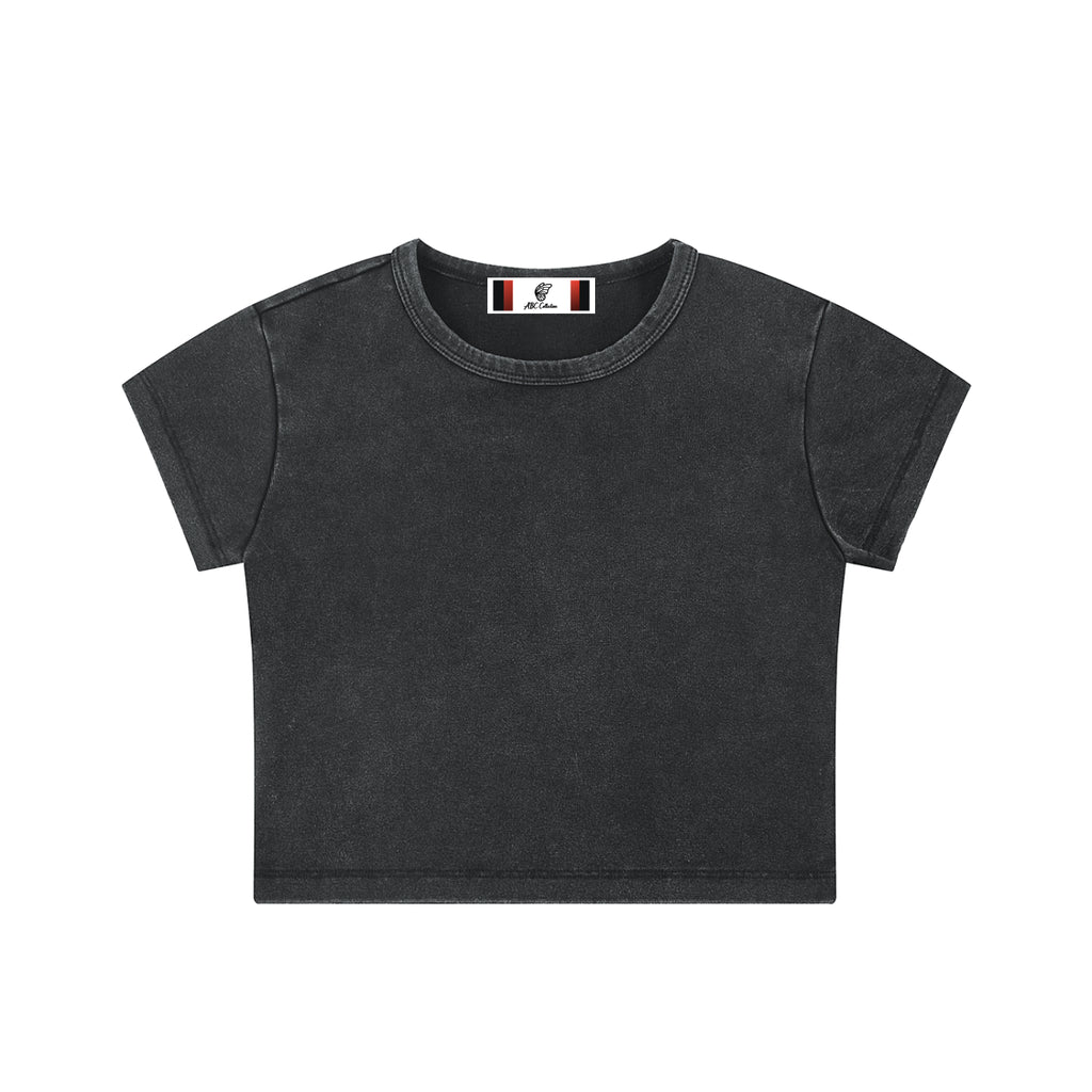 Snow Washed Crop Top