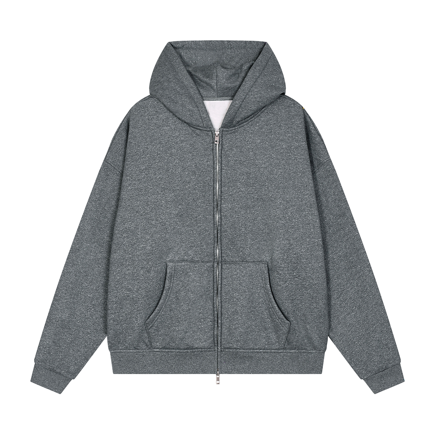 Unisex Sparkles Full Zip Boxy Hoodie