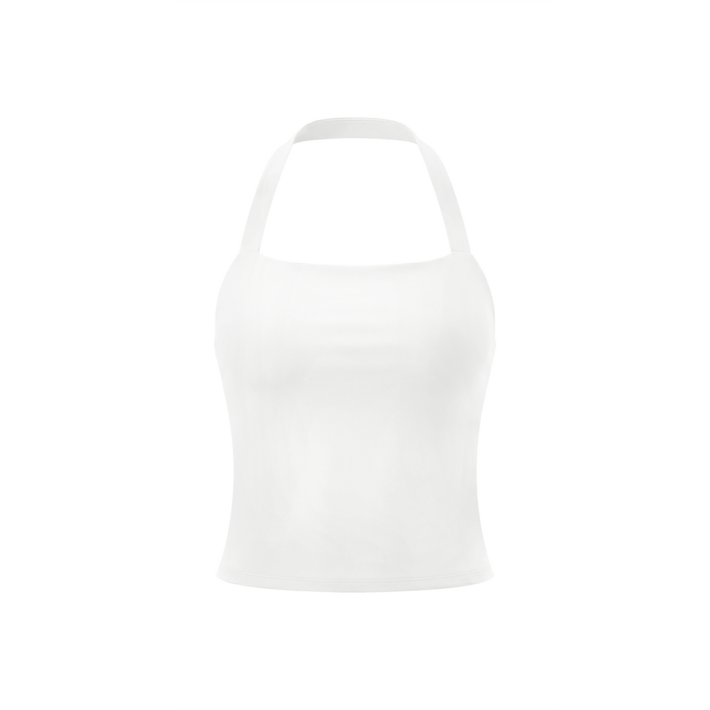 Women's Halter Crop Sports Bra