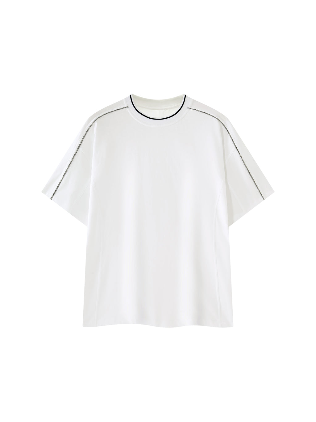 Unisex Oversized Contrast Tape T-Shirt
