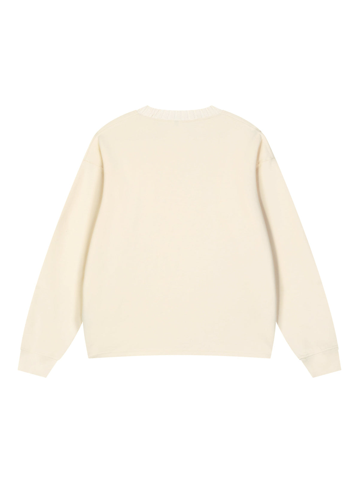 Knitted Round Neck Oversize Sweatshirt