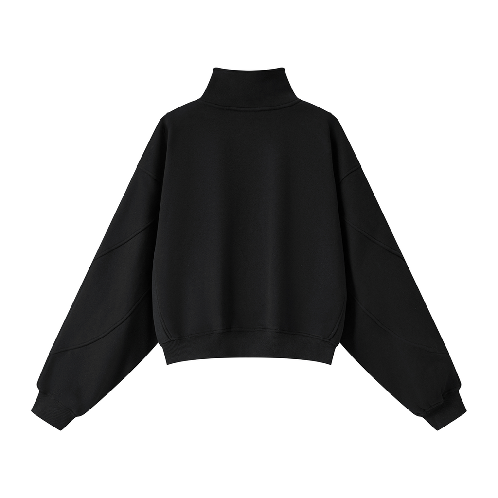 Women’s Loose Fleece Quarter-Zip Sweatshirt