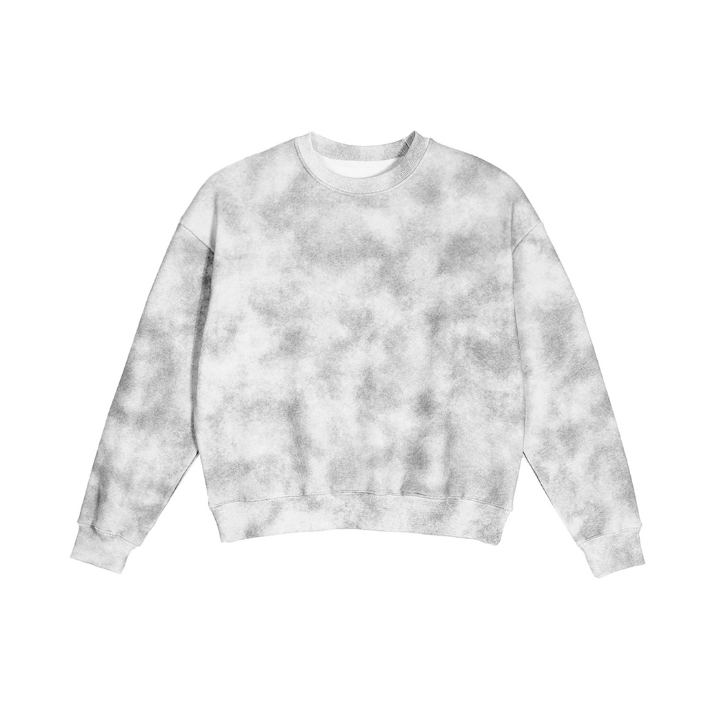 Dirty Washed Boxy Fleeced Sweatshirt