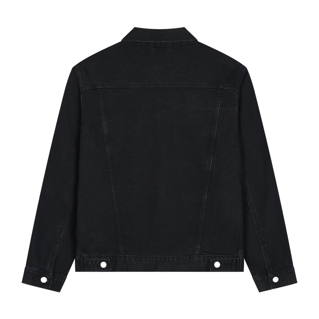 Unisex Vintage Wash Denim Jacket