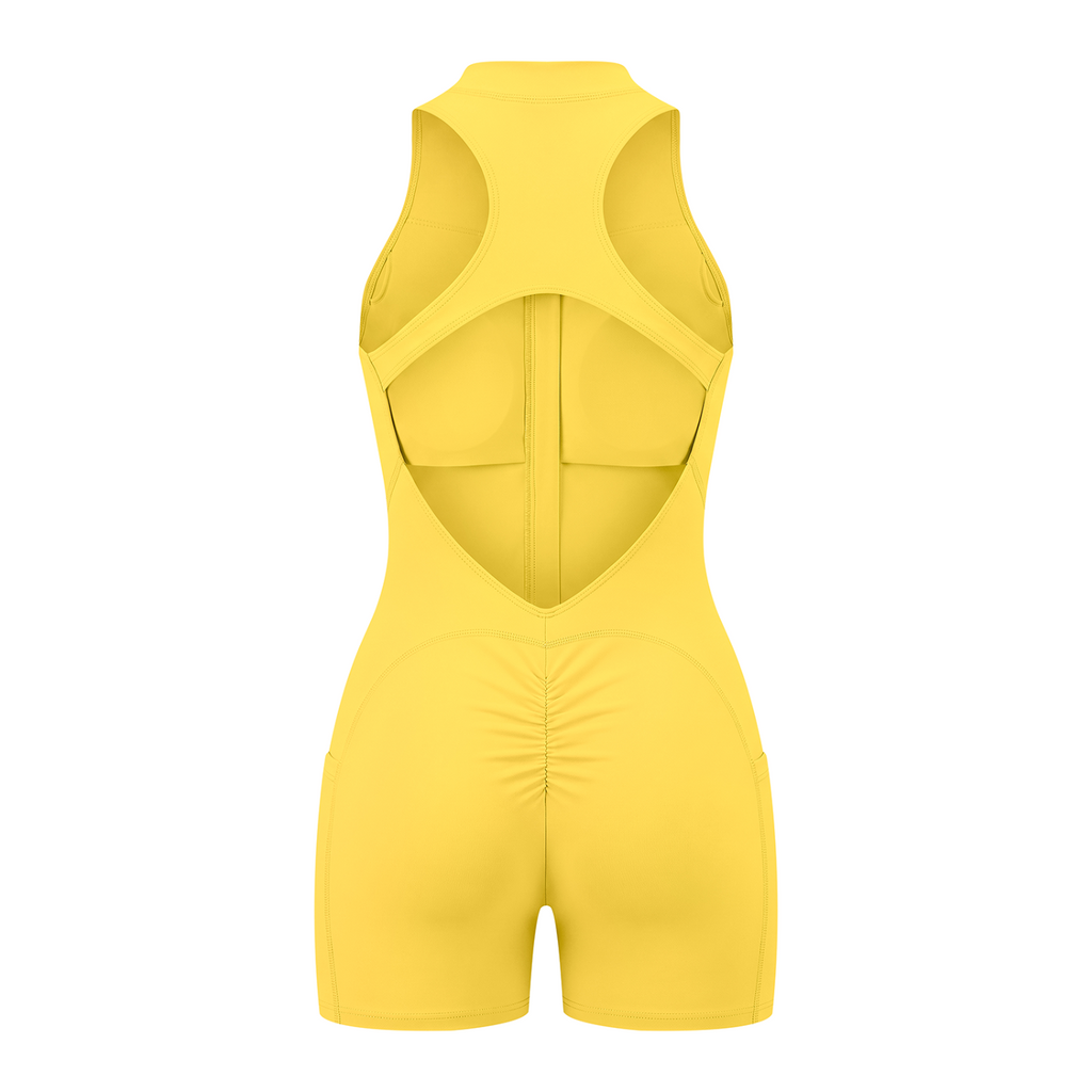 Women’s Quarter-Zip Yoga Romper