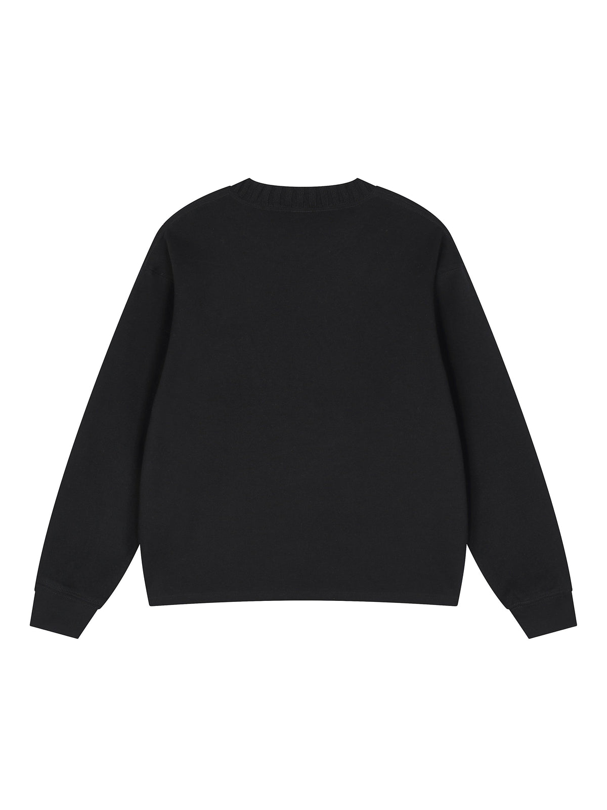 Knitted Round Neck Oversize Sweatshirt