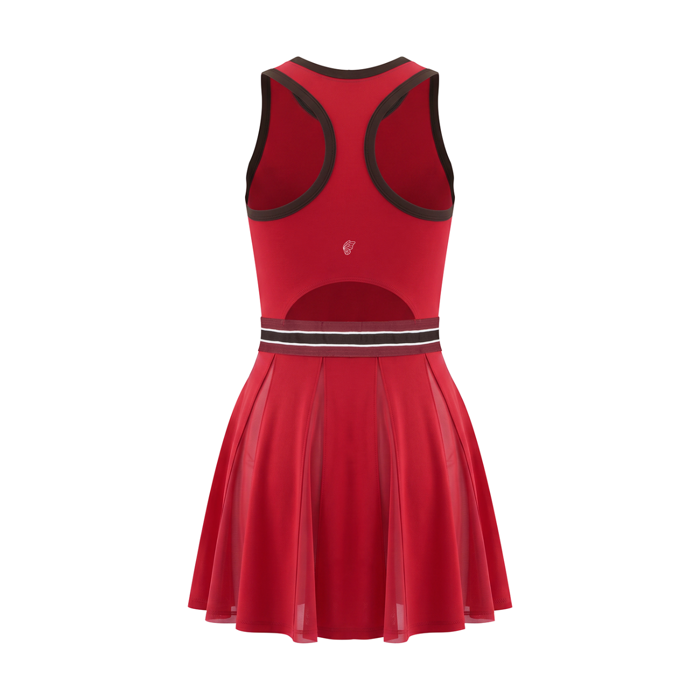 Women's Color Block A-Line Sleeveless Dress