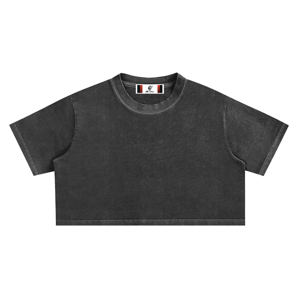 Snow Washed Crop Top