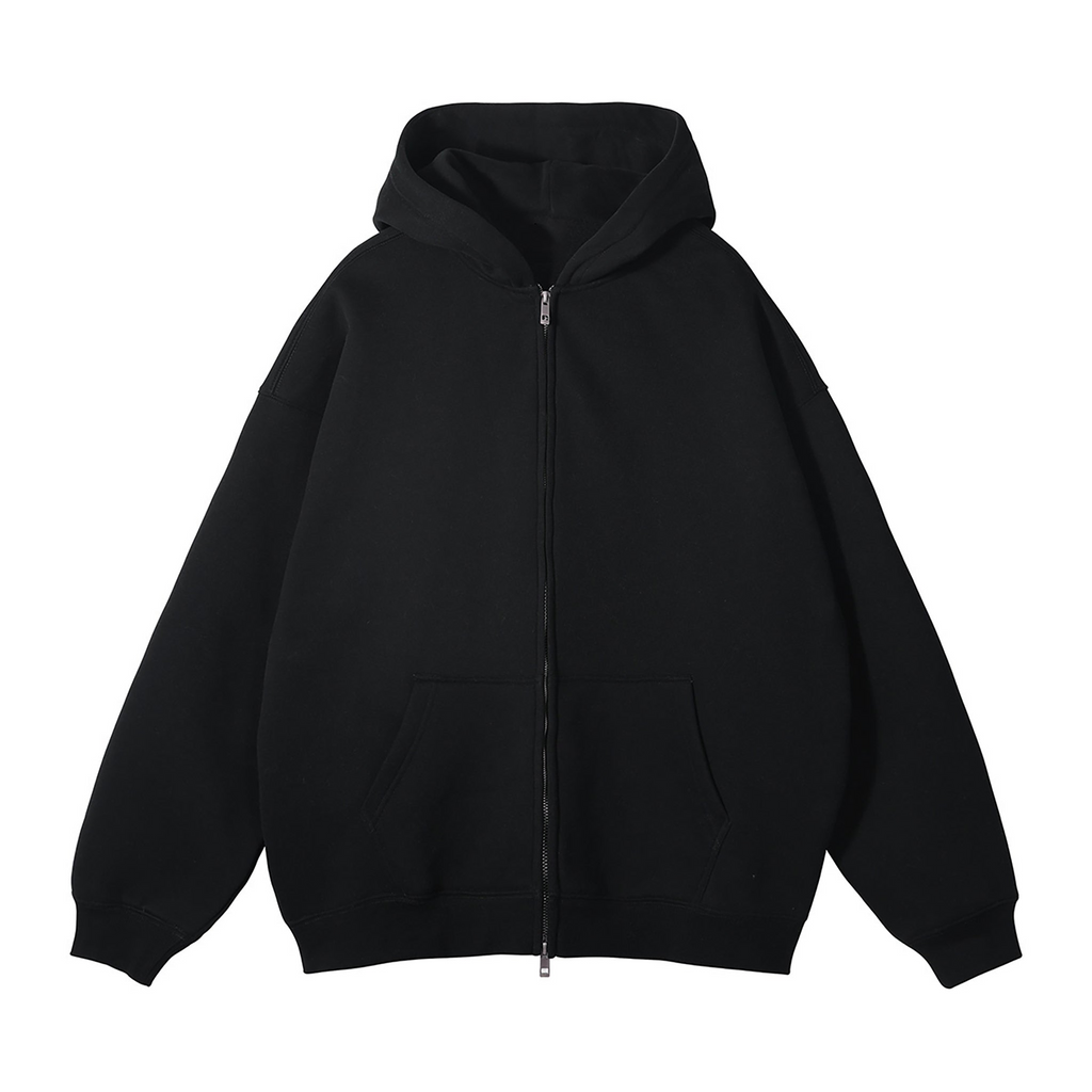 Essential Fleece Zip-Through Hoodie