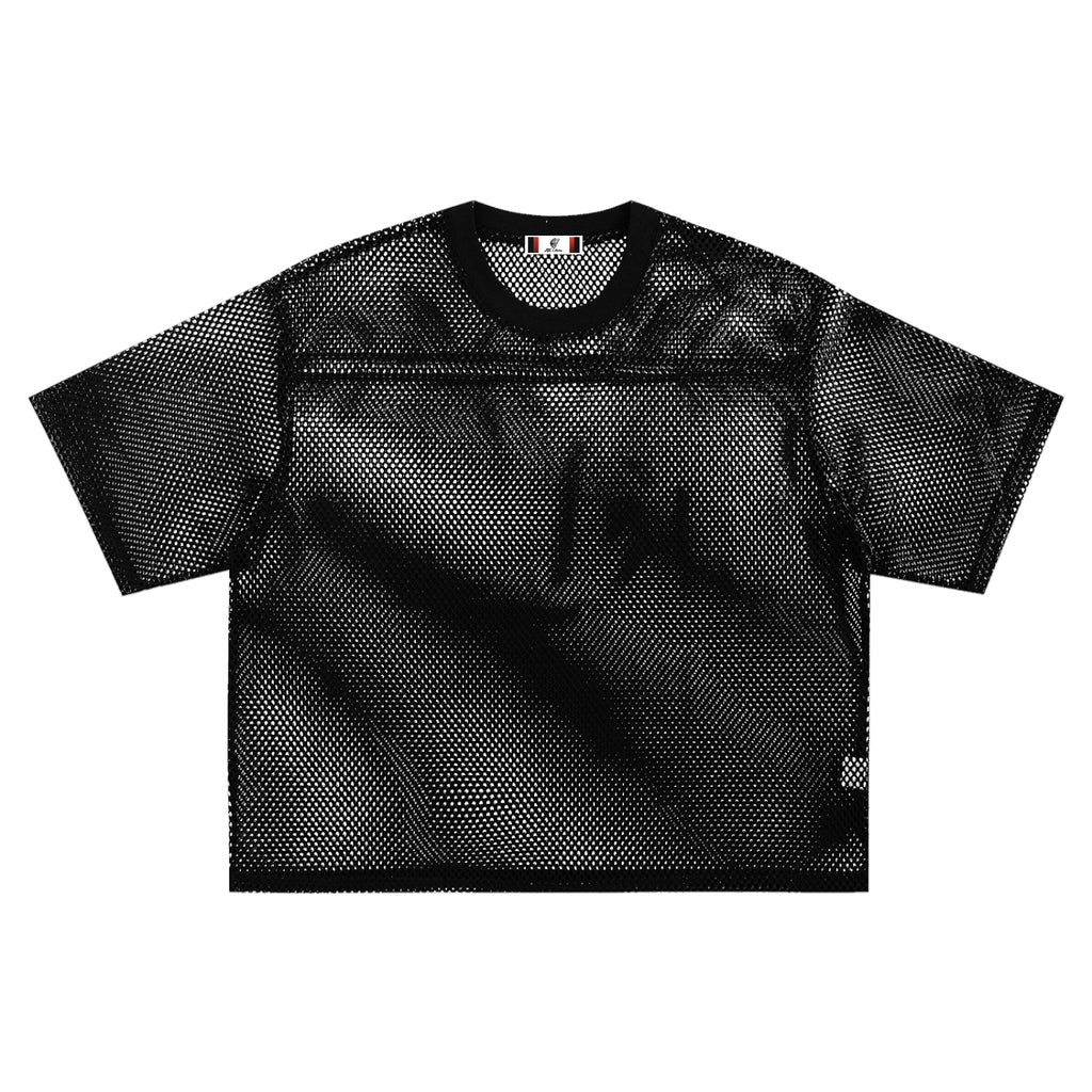 See-through Boxy Net T-Shirt