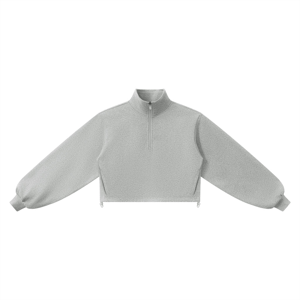 Women’s Mock-Neck Quarter-Zip Sweatshirt