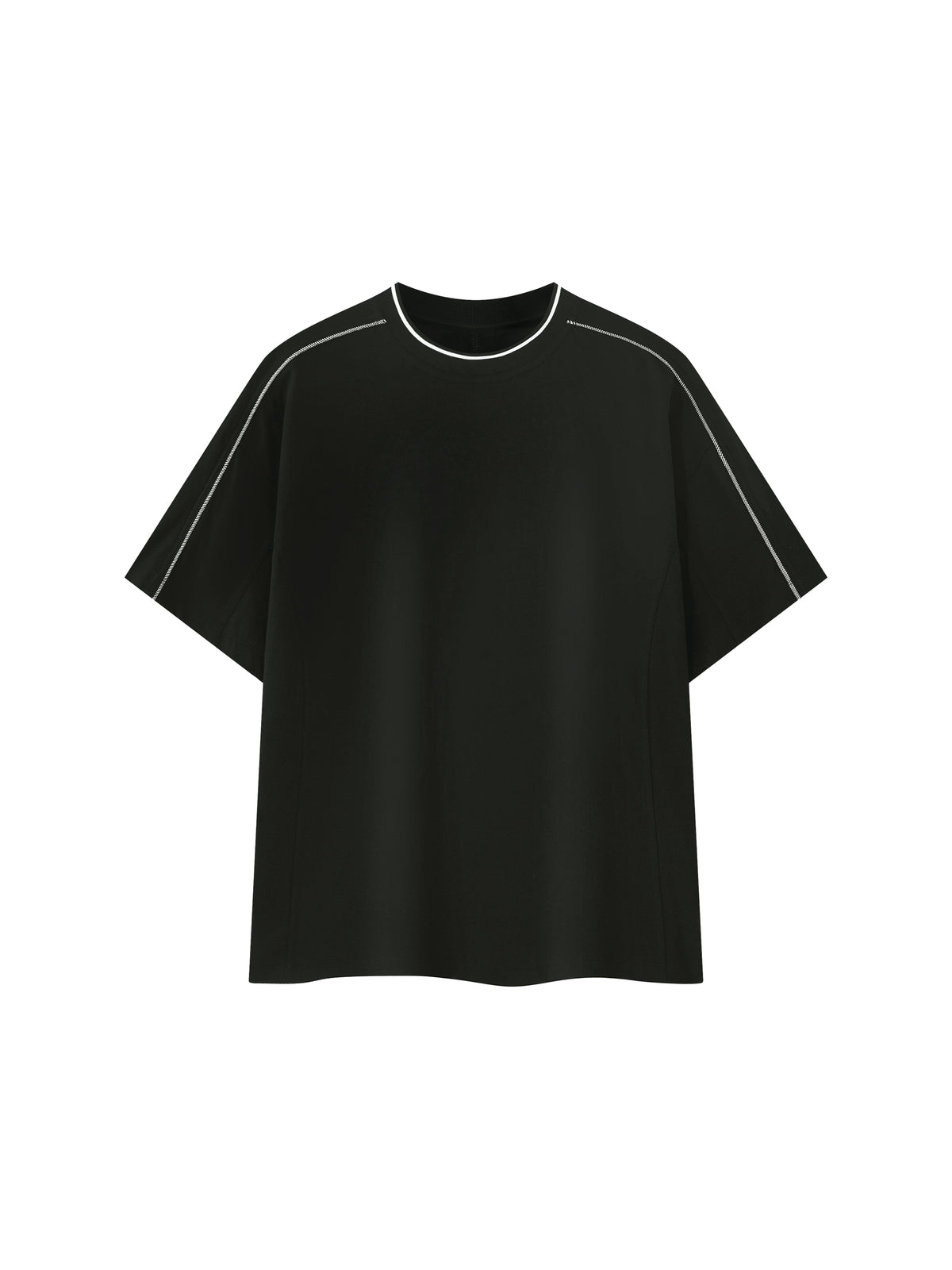 Unisex Oversized Contrast Tape T-Shirt