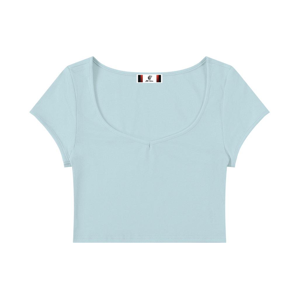 Women's Slim Cap Sleeve Crop T-Shirt