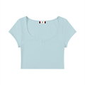 Women's Slim Cap Sleeve Crop T-Shirt