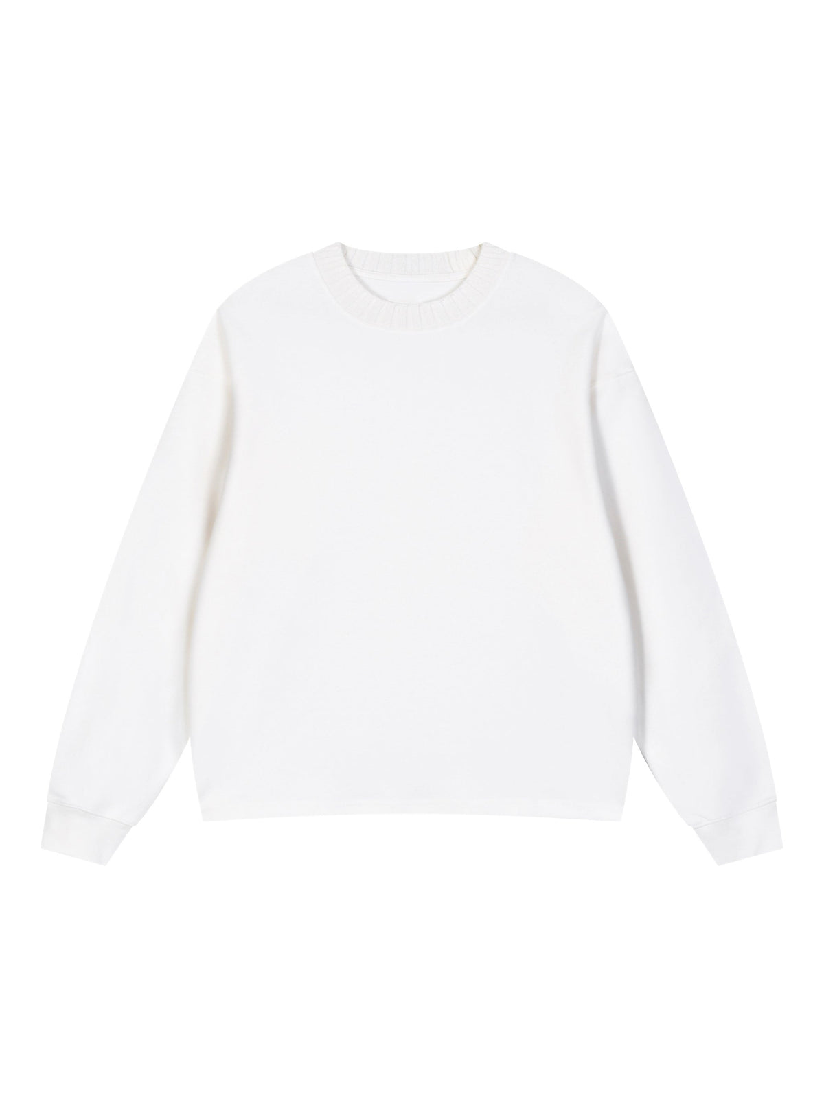 Knitted Round Neck Oversize Sweatshirt