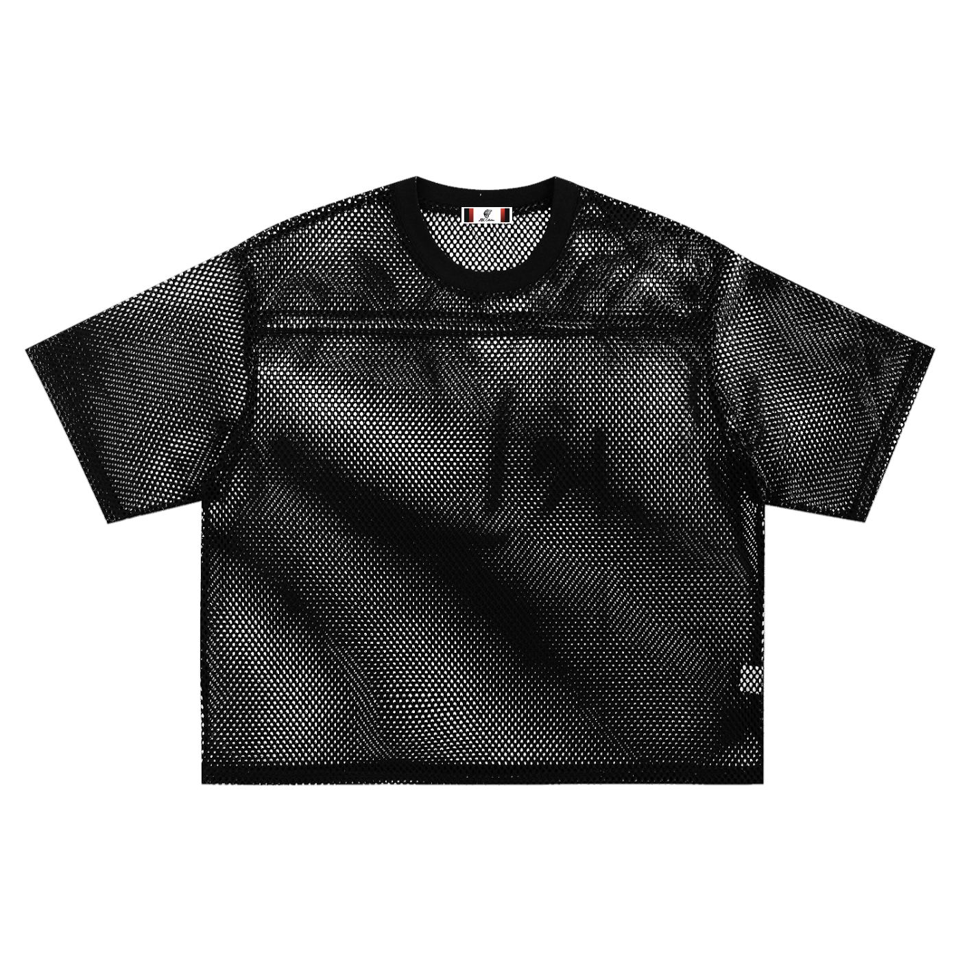 See-through Boxy Net T-Shirt