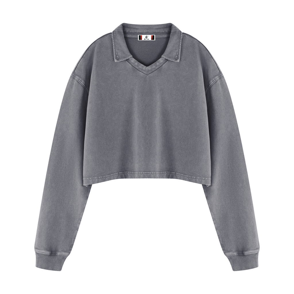 Women’s Vintage Wash Crop Sweatshirt